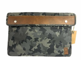 Timberland Unisex Natick Water-Resistant Black/Gray Camo Laptop Sleeve A... - $11.26
