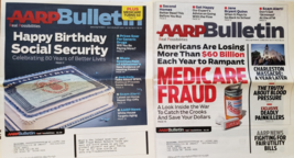 AARP Bulletin Jul 2015  80 years of Social Security &amp; Jun 2016 Medicare Fraud - £4.44 GBP