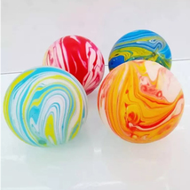Colorful Marble Squishy Ball Stocking Stuffer Toy For Kids- Assorted Pack Of 2 - £11.21 GBP