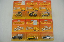 Matchbox Automotive Superstars Bulldozer Camaro Iroc-Z Lot of 6 New on Cards - £43.28 GBP