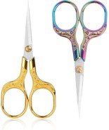Set of 2 Vintage Embroidery Sharp Scissors 5 Inches Craft Sewing Scissors - €12,73 EUR