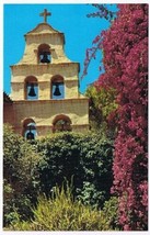 California Postcard San Diego de Alcala Bell Tower Of The Mission - £2.36 GBP