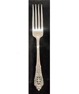 1934 WALLACE ROSE POINT  .925 STERLING DINNER FORK 7" - $197.01