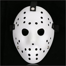 Friday the 13th Jason Halloween Cosplay Adult White Hockey Mask - $15.01