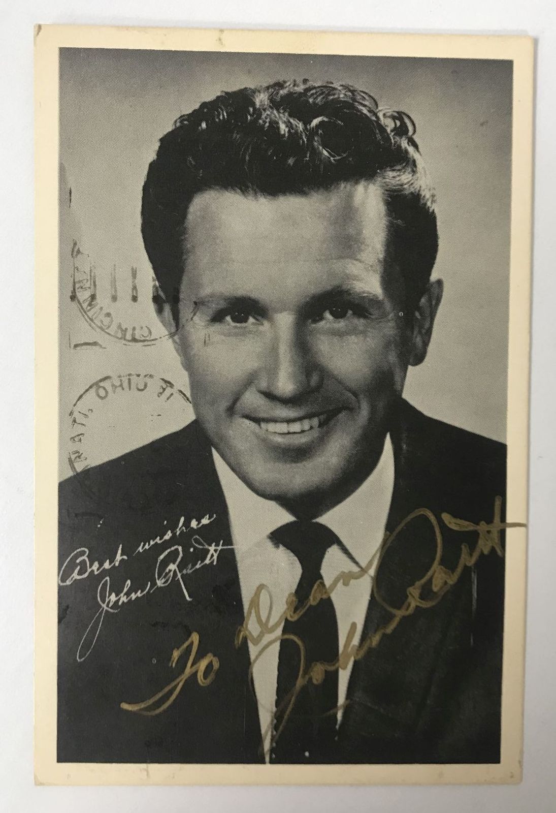 John Raitt (d. 2005) Signed Autographed Vintage Photo Life COA