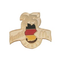 Coca Cola McDonalds 25 Jahre (Years) Lapel Pin Anniv. Of Partnership w/G... - $20.00