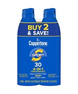 Coppertone SPORT Broad Spectrum Sunscreen Spray SPF 30,Water Resist 5.5o... - £11.01 GBP
