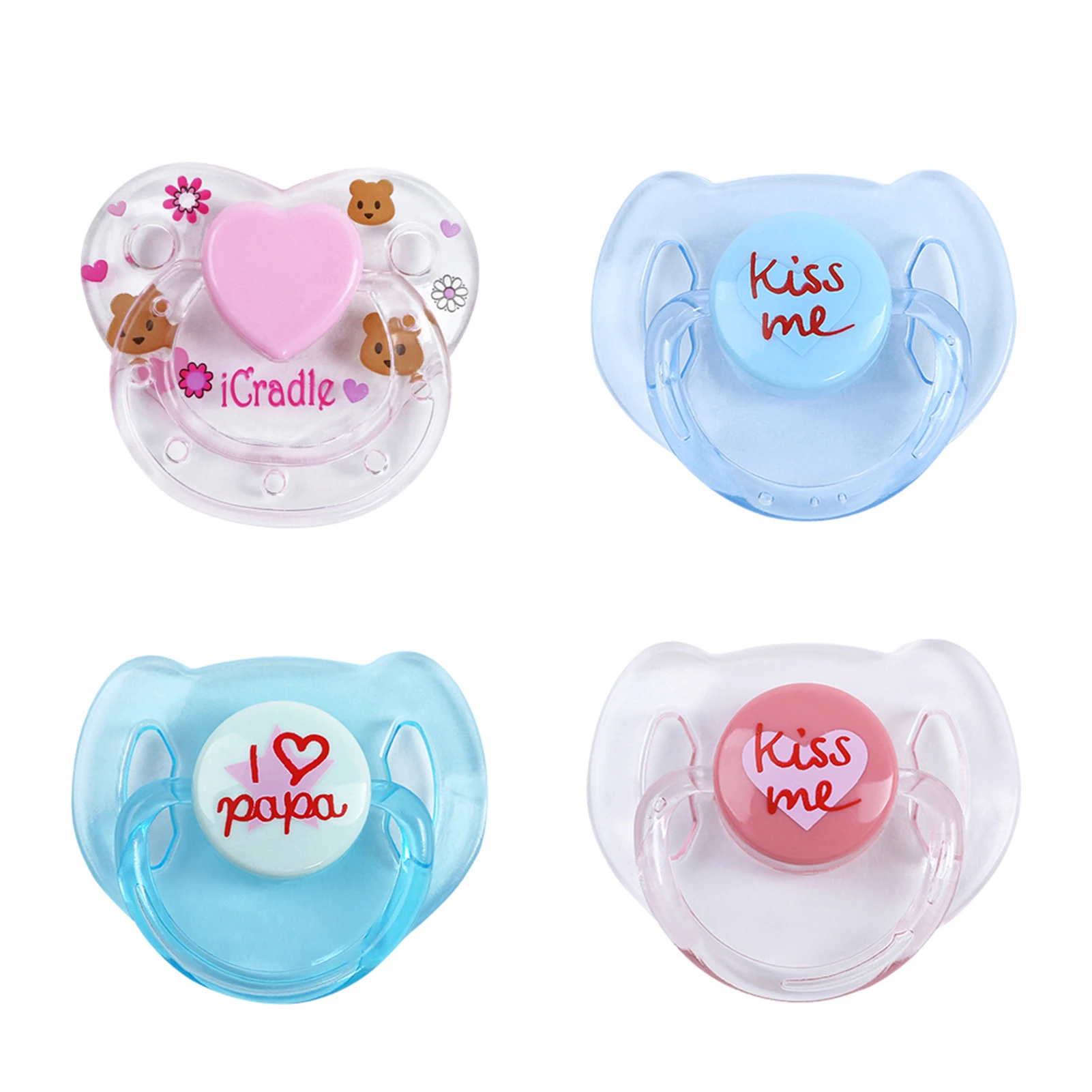 Reborn Doll Supplies Dummy Magnetic Pacifier+Magnet For Reborn Dolls Girl - £7.03 GBP+