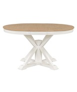 Extendable Dining Table - Oak &amp; Off-White - $665.94 CAD
