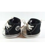 Build A Bear BABW Black HIGH TOP LACED GYM SHOES Sneakers Converse Style - $9.04 CAD