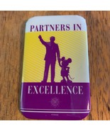 Disney Pin Button Partners in Excellence Silhouette of Walt Disney Micke... - $188.30 MXN