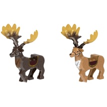 Megaloceros The Irish elk The Hobbit Thranduil&#39;s Elk 2pcs Minifigures Blocks Toy - $6.79