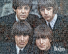 The Beatles Mosaic Print Art  - £27.49 GBP+