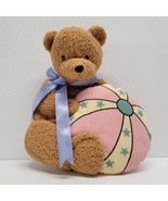 Vintage Daisy Kingdom Dolly Bear With Ball Plush Wall Hanging Nursery Decor - $27.62