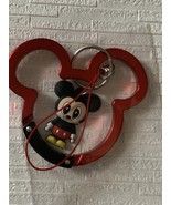 Mickey Mouse face red carabiner with rubber charm - $37.66 CAD