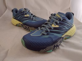 Hoka One One Speedgoat 4 Womens Athletic Running Shoes Size 6.5 Blue 1106527 - £47.84 GBP