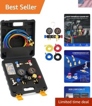 Precision Hybrid Antishock GAUGE Set for Automotive AC with Moisture Ind... - $94.49