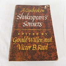 Casebook on Shakespeare&#39;s Sonnets Gerald Willen Victor Reed PB 1964 Study Guide - £6.17 GBP