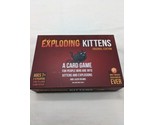 Exploding Kittens Original Edition Card Game Complete - $21.37