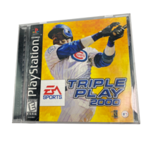 Triple Play 2000 PS1 Playstation One Black Label EA Sports Video Game - $9.45