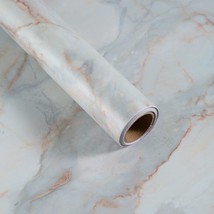 Boobest 15.74&quot;X196&quot; Marble Contact Paper For Countertops Wrap Waterproof Marble - £28.66 GBP