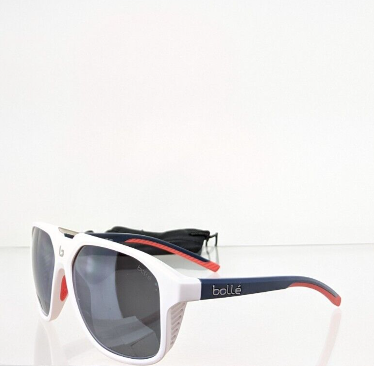 Primary image for Brand New Authentic Bolle Sunglasses Arcadia White Navy Frame