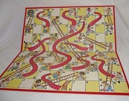 Chutes Ladders Replacement Play Board Game 1979 Wall Decor Made in USA Children - £10.27 GBP