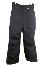 Slalom Vintage Black Ski Snowboard Pants Medium Waterproof Insulated Poc... - £46.59 GBP