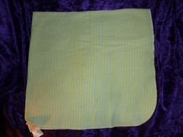 Just Born Green Stripe Cotton Flannel Baby Receiving Blanket Swaddle - $24.74