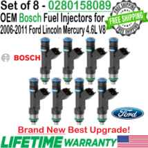NEW OEM Bosch x8 Best Upgrade Fuel Injectors for Ford &amp; Lincoln &amp; Mercury 4.6L - £324.65 GBP