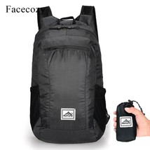 Facecozy Unisex Outdoor Waterproof Backpack Foldable Portable Bag 20L Light Spor - £18.37 GBP