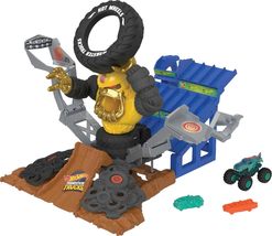 Hot Wheels Monster Trucks Arena Smashers Mega-Wrex vs. Crushzilla Takedown Plays - £39.22 GBP