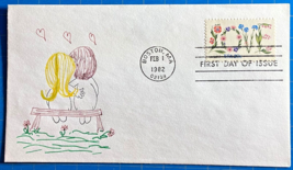 U.S. #1951 20¢ Love Sandra Haimerl cacheted FDC / First Day Cover (1982) HD - £3.96 GBP