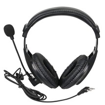 Retevis Overhead Noise Reduction Walkie Talkie Headset 2 Pin, Boom Mic, ... - £34.17 GBP