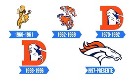 Denver Broncos Logos 8X10 Photo Picture Nfl Football 1960- - £3.94 GBP