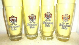 4 Furstenberg Donaueschingen Vtg. German Beer Glasses - £11.59 GBP