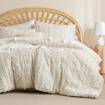 Bedsure Twin/Twin Xl Comforter Set Dorm Bedding - Beige Boho Bedding Comforter - £39.63 GBP