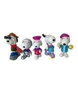Lot of 5 Peanuts Snoopy PVC Whitman Valentine Easter Scout Cake Toppers ... - €17,06 EUR