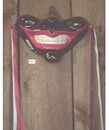 Smile Wall Mask Jester Home Hanging Oddity Decor Rocky Horror Lips  - $40.73 CAD