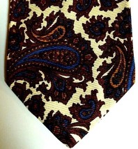 Guy Larcoche Silk Tie Paisley Pattern - $9.95