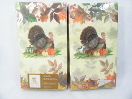 Rachel Ashwell Turkey 64-PC (2 Packs/32 each) Paper Guest Napkin Set - £18.96 GBP