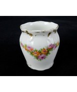 Vintage Porcelain Toothpick Holder with Transfer Ware Floral Design  #TPK06 - £10.14 GBP