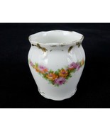 Vintage Porcelain Toothpick Holder with Transfer Ware Floral Design  #TPK06 - $237.55 MXN