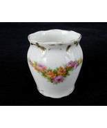 Vintage Porcelain Toothpick Holder with Transfer Ware Floral Design  #TPK06 - £10.13 GBP