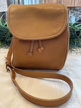 Coach 4029 Vintage Flap Drawstring Bucket Bag Leather Chamois 1991 US Ra... - $159.00