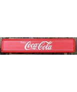 1980s Coca-Cola Plastic Machine Topper Advertising Display Sign 58&quot; Long  - £154.92 GBP