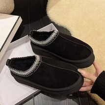 Casual Ankle Snow Boots Women Winter New Brand Short Plush Warm Flats Slippers P - £37.85 GBP