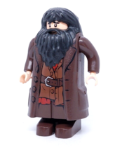 Lego ® Harry Potter hp111 Rubeus Hagrid Minifigure Dark Brown Topcoat 4865 - £15.12 GBP