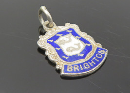 925 Sterling Silver - Vintage Petite Enamel Coated Brighton Pendant - PT8188 - £17.13 GBP