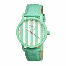 NEW Boum BM1101 Womens Gateau Watch Analog Turquoise Multicolor Leather Strap WR - £40.15 GBP